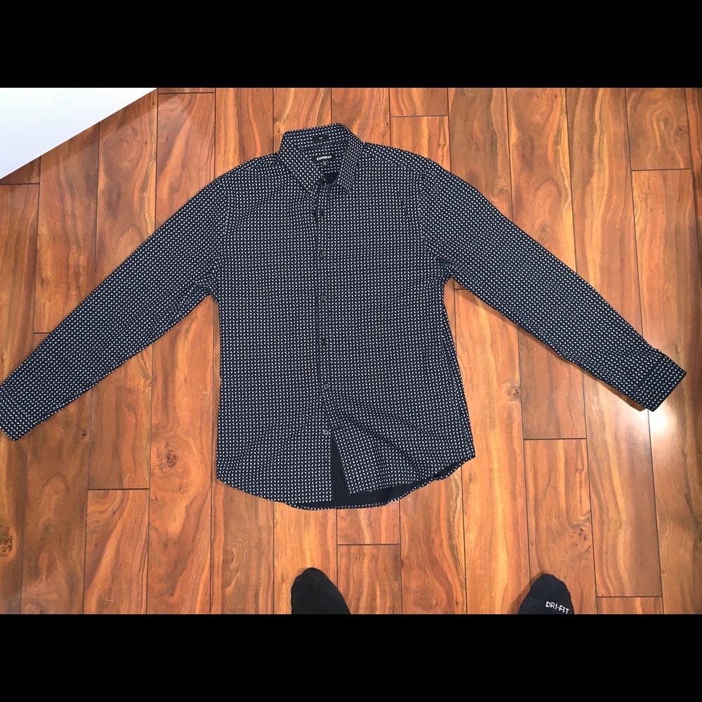 Black express dress shirt